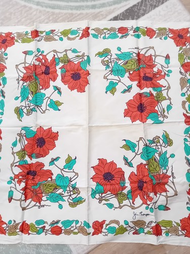 Vintage silk square scarf - square,
