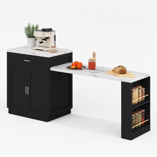 Kitchen island extendable - kitchen,