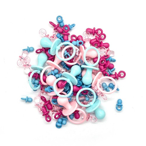 100 mixed dummy charms - x,