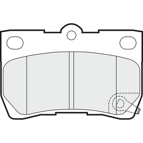 Brake pads set for - brake,