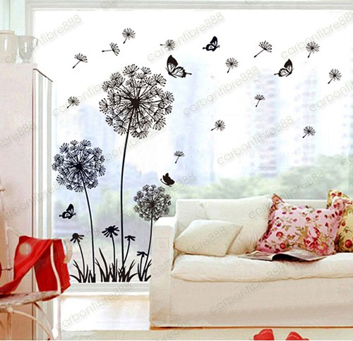 Dandelion flowers wall - dandelion,