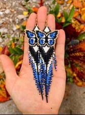Tribal Earrings Native Large