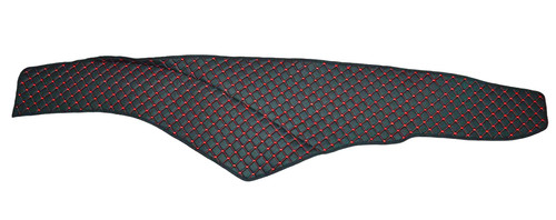 Black red dashboard - panel, mats