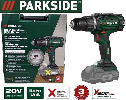 Parkside 20v cordless drill - 20v,