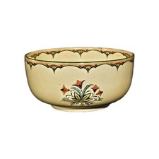 An Art Deco Period Minton China Bowl, Hand Decorated and Enamelled
