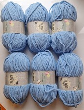 6 x 100g BLUE So Crafty/Knit &