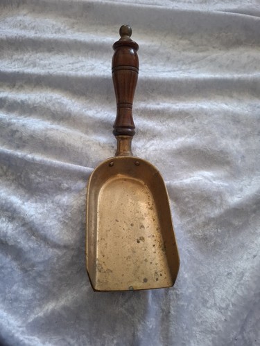 Vintage solid brass and - solid, wood