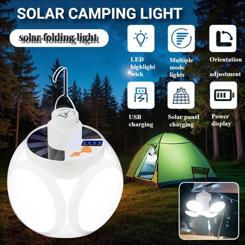 Solar camping light led - solar, bulb