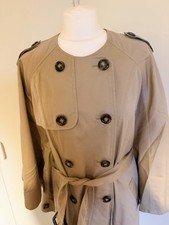 Ladies Beige Raincoat Style