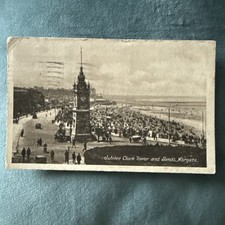Vintage Postcard Jubilee Click Tower And Sands Margate 1921 Ay