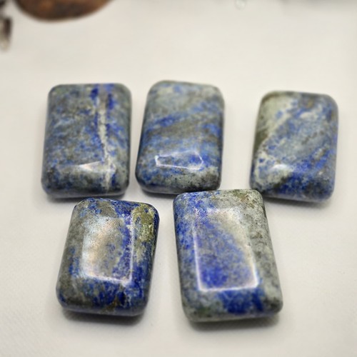 Lapis lazuli square - palm, stone