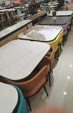 marble Dining table and 4 chairs Retro