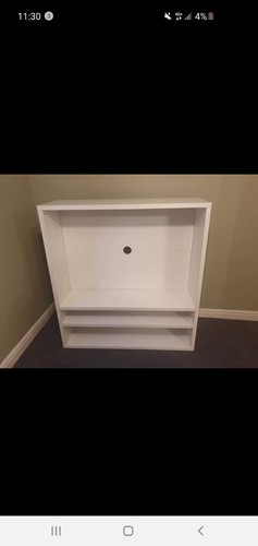 Ikea white stand - white, tv