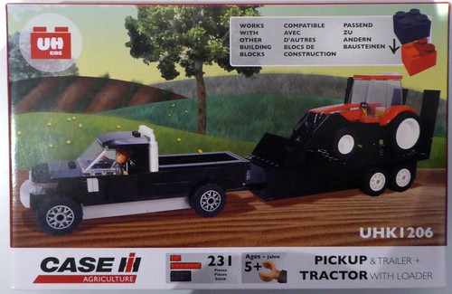 Kids case pickup trailer - case,
