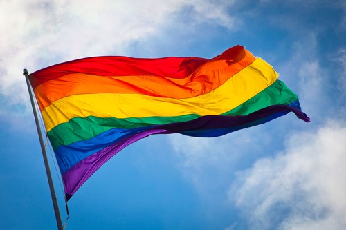 Gay pride rainbow flags - gay, &