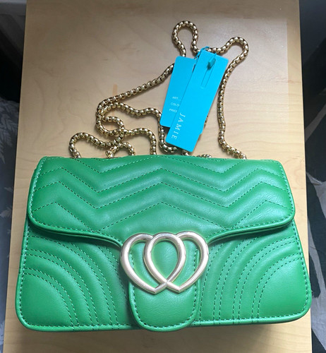 Jamice green faux leather - jamice,