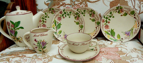 Marks spencer teapot 4 side - &,