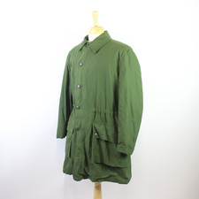 Vintage C52 Swedish Army Jacket Green Fleece Lined Militaria - EHB