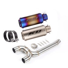 For Yamaha FZ6N FZ6S 2004-2011 Middle Exhaust Link Pipe + 51mm Muffler DB Killer