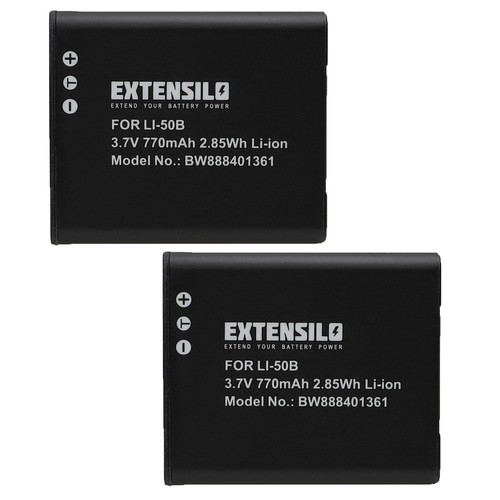 Battery for olympus stylus - 2x,