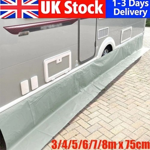 Caravan awning draught skirts - caravan,