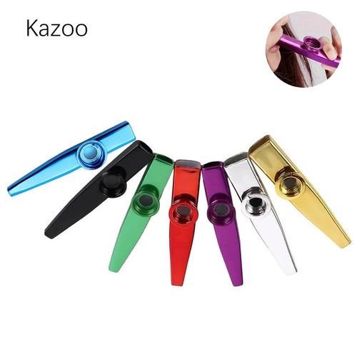 Metal kazoo with - kazoo,