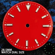 28.5mm Watch Repair Replacement Parts Watch Luminous Dial For NH35 Movement
