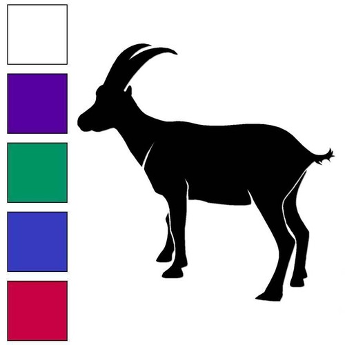 Goat horns vinyl decal - goat, horns,