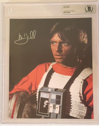Mark hamill signed star wars - hamill,