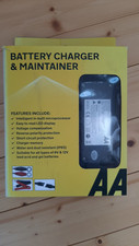 AA AA4956 Car Battery Charger and Maintainer UK Plug 1.5 Amp 6/12V BOX OPENED