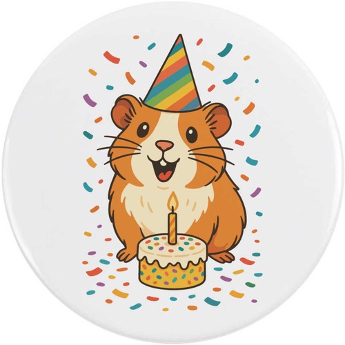 Party guinea pig button - pig', pin