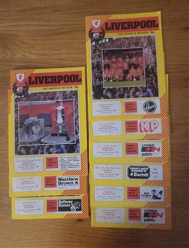 1982 liverpool home - liverpool,