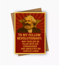 Funny Karl Marx Birthday Card