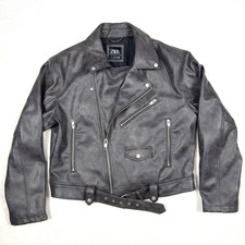 Zara Biker Jacket Mens Size