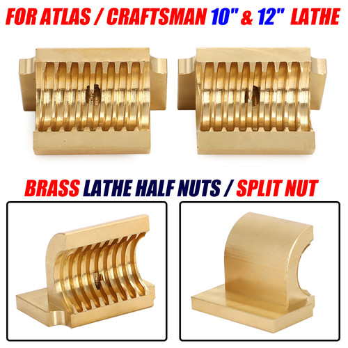 Brass lathe half - lathe,