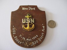 US Navy 1963 USS Essex event commemorative plaque