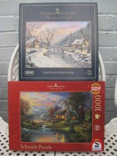 2x 1000pc JIGSAW PUZZLES