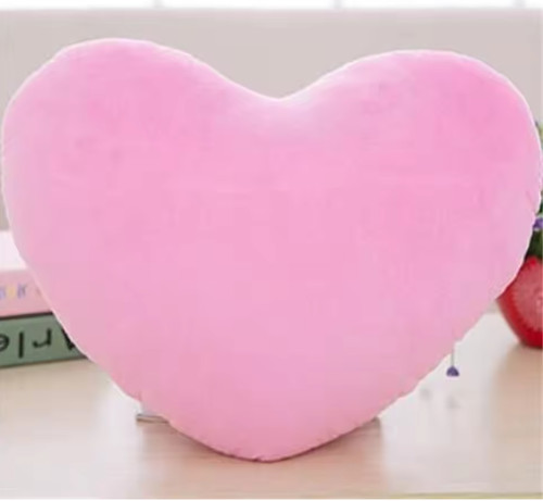 Small heart shaped pillow - shaped,