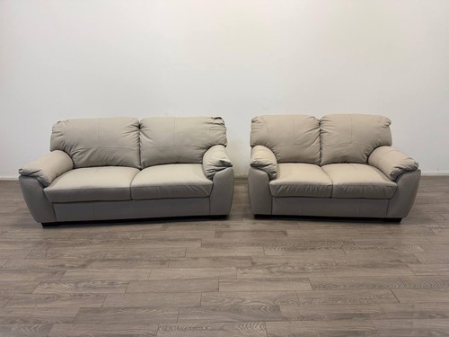 Milano leather sofa - sofa, set