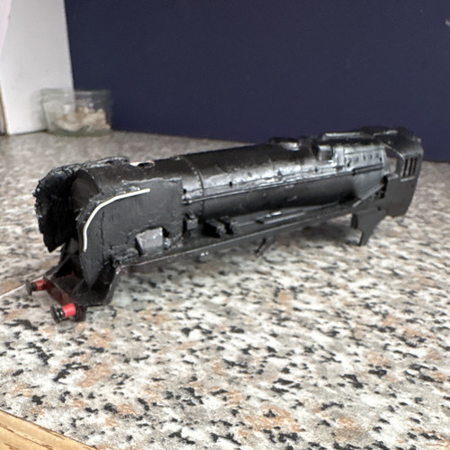 Model railway steam locomotive - model,