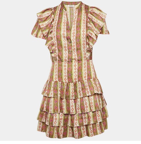 Sandro simonna ruffle tiered - ruffle,