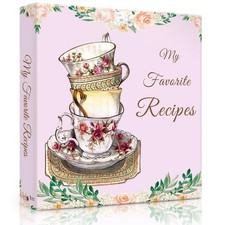 Recipe Binder with Plastic