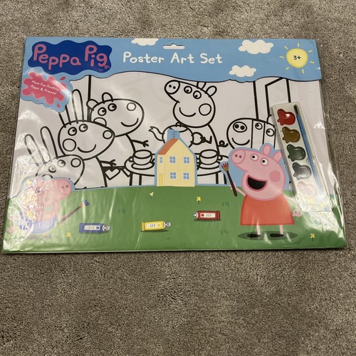 Peppa pig poster art set - peppa,