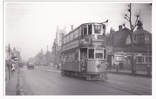 Vintage london tram 1910 - london,