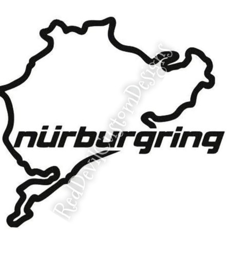 Nurburgring decal sticker car - nurburgring,
