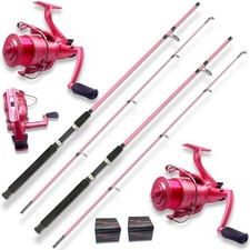 2 CARP STALKER Pink Rods 12FT