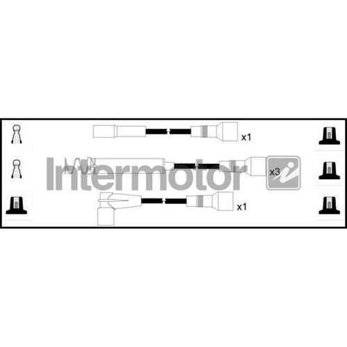 Leads ignition cables kit - leads,