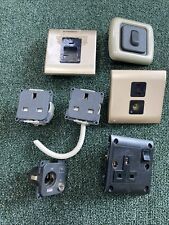 Caravan / Motorhome 7 X Single 240  / 12 V  Switch’s Sockets Mixed Job Lot