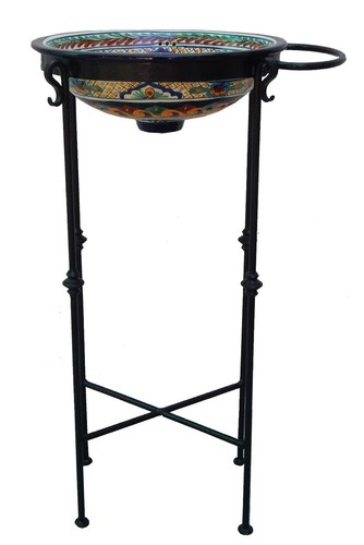Wrought iron mexican base - iron,