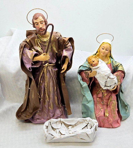 Vintage holy family - family-, paper